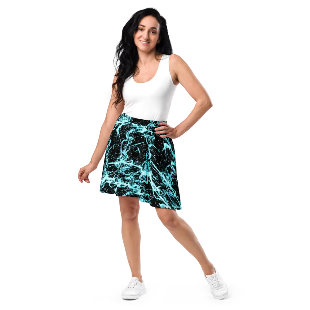 Snyder Swirls on Skater Skirt — Front