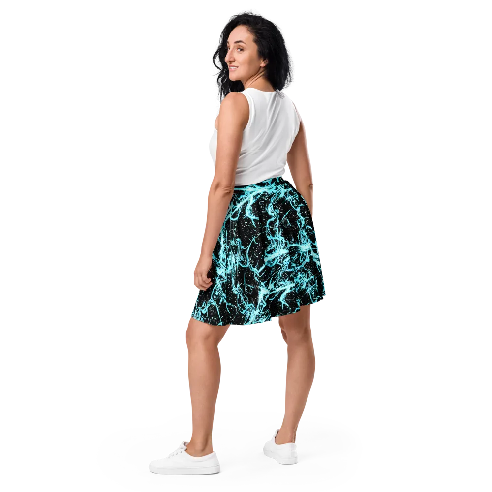 Snyder Swirls on Skater Skirt — Back