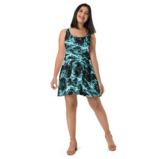 Snyder Swirls on a Skater Dress