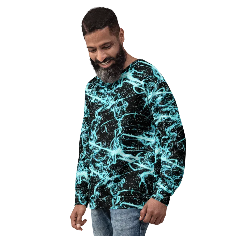 Snyder Swirls on Sweatshirt — Left Front