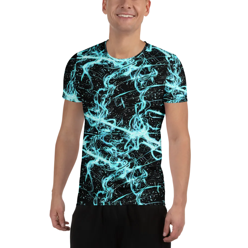 Snyder Swirls on Men's Athletic T-Shirt — Front