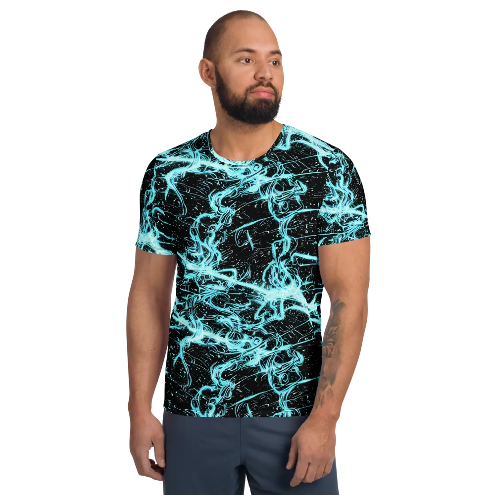 Snyder Swirls on Men's Athletic T-Shirt — Front