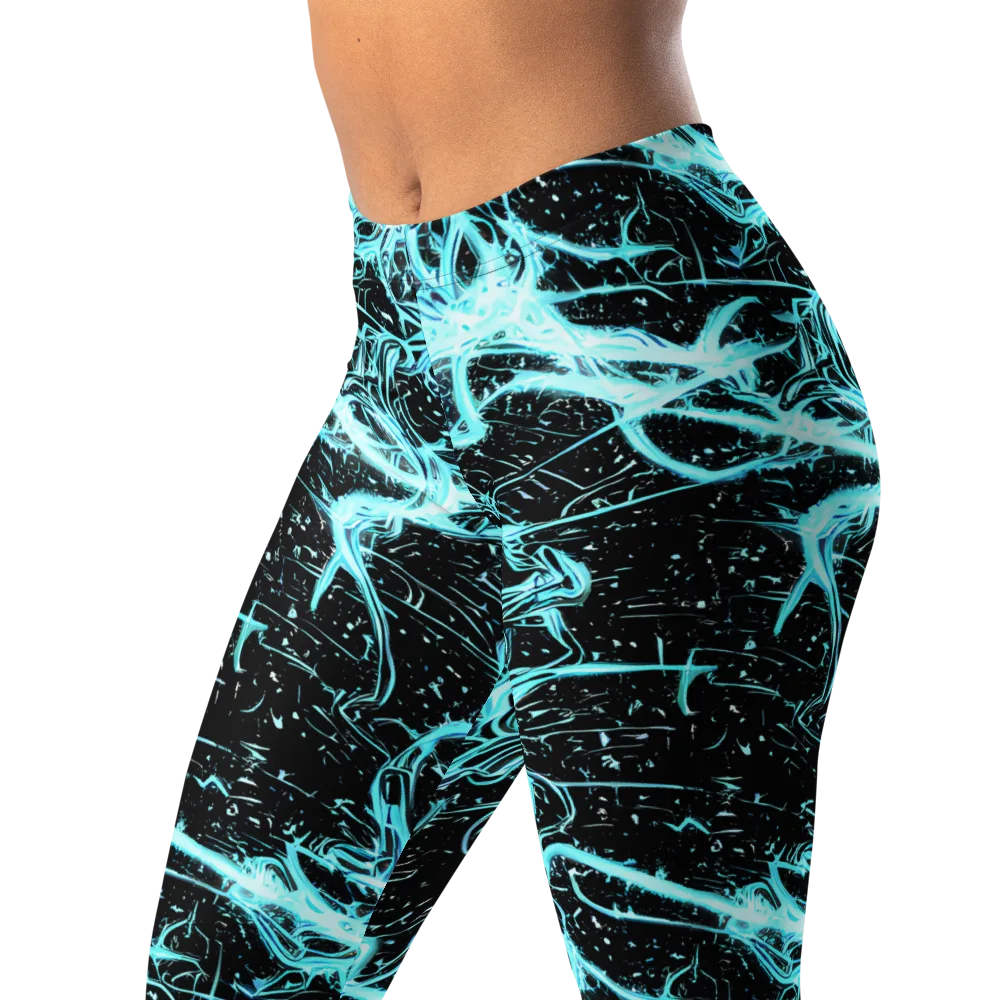 Snyder Swirls on Leggings — Left Front