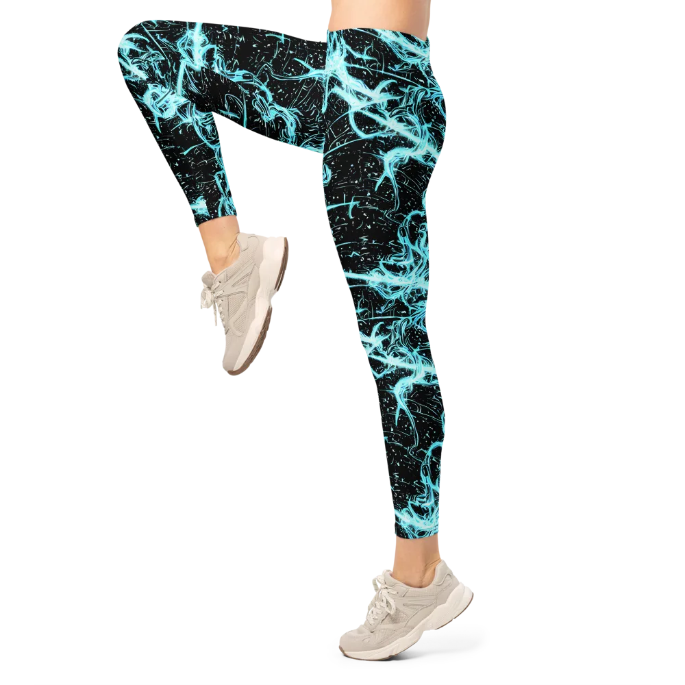 Snyder Swirls on Leggings — Left