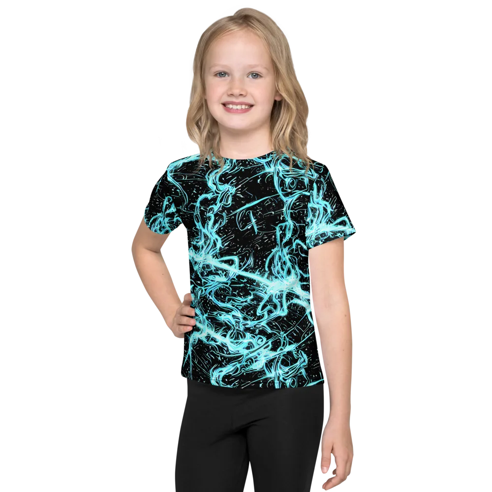 Snyder Swirls on Kids Crew Neck T-Shirt — Front