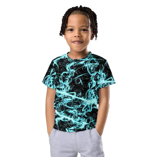 Snyder Swirls on a Kids Crew Neck T-Shirt