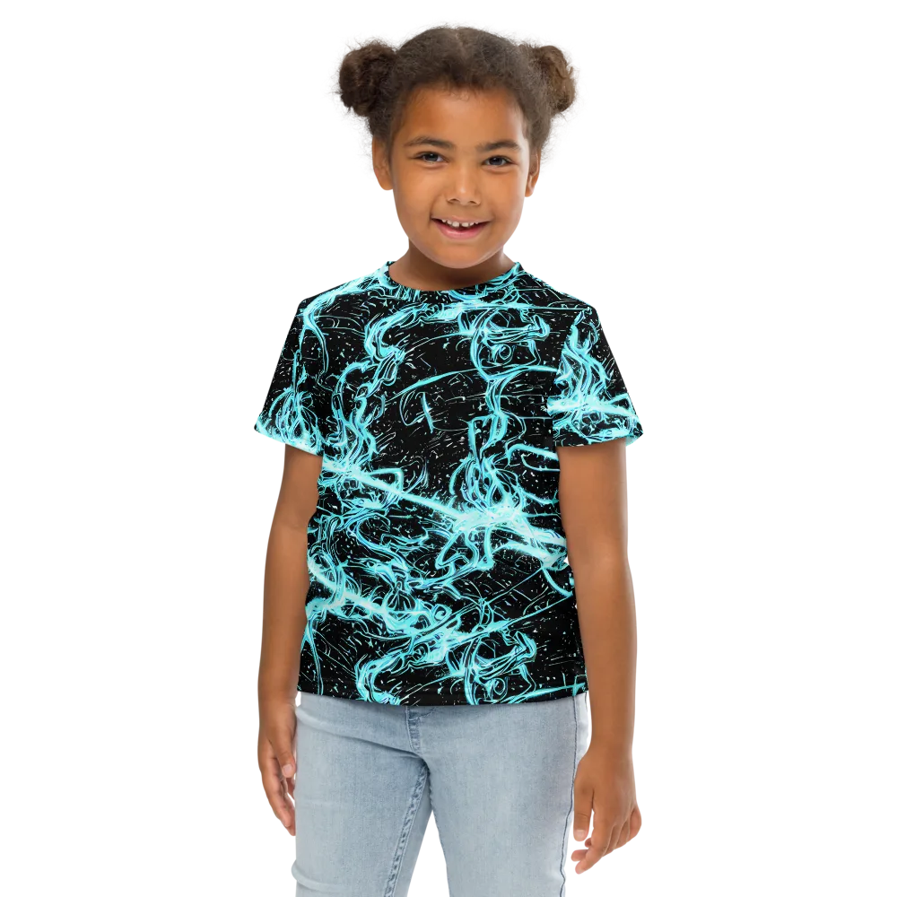 Snyder Swirls on Kids Crew Neck T-Shirt — Front