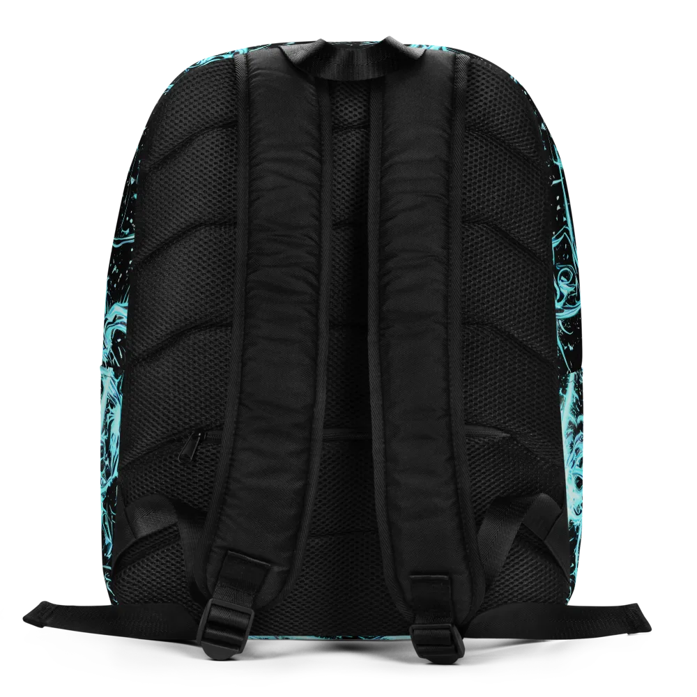 Snyder Swirls on Minimalist Backpack — Back
