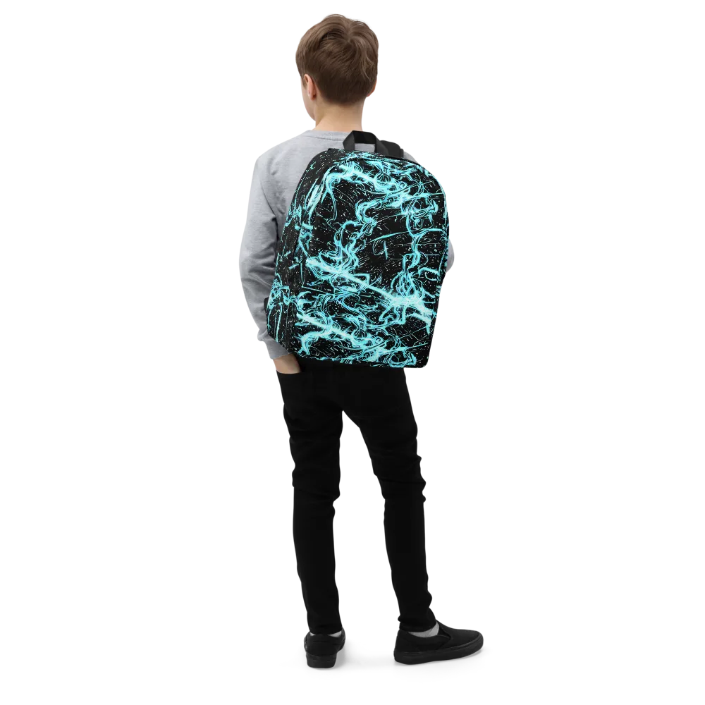 Snyder Swirls on Minimalist Backpack — Right Front