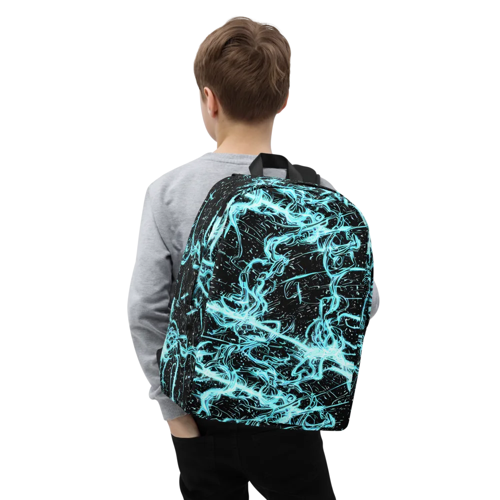 Snyder Swirls on Minimalist Backpack — Zoomed-in