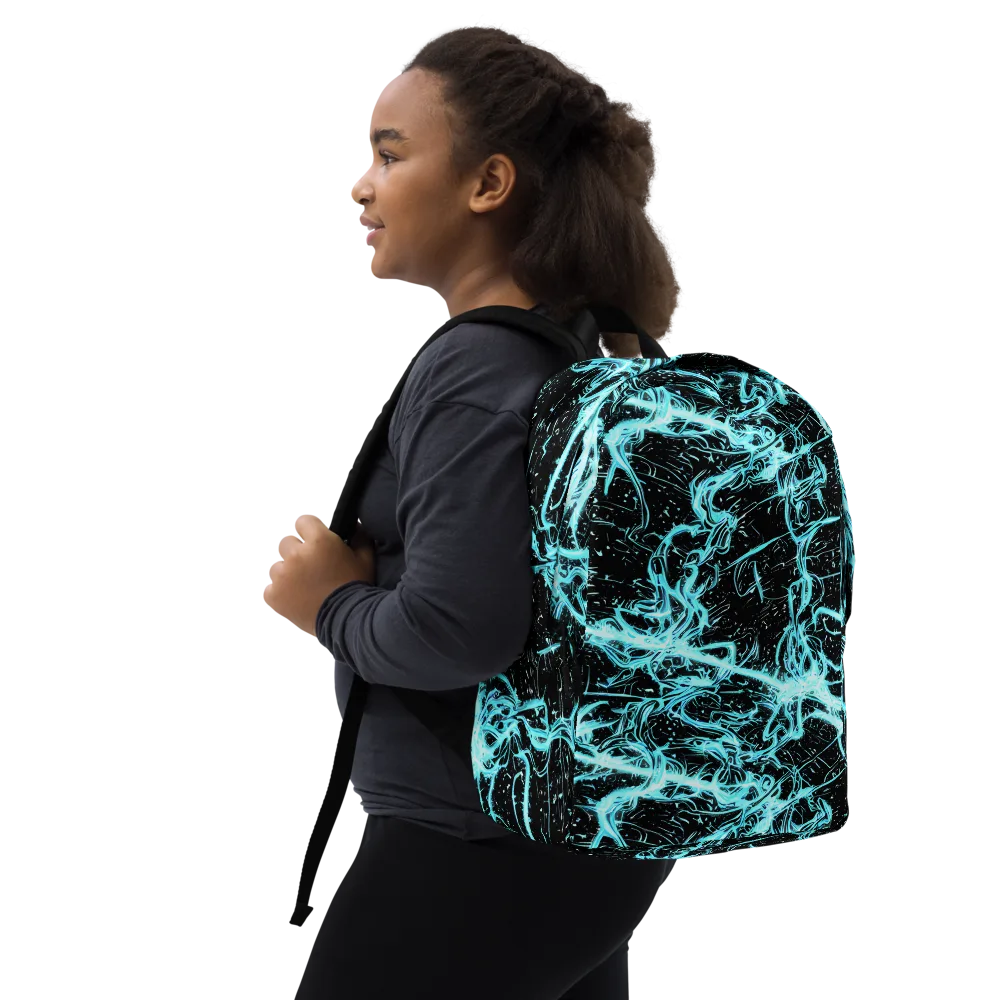 Snyder Swirls on Minimalist Backpack — Right Front