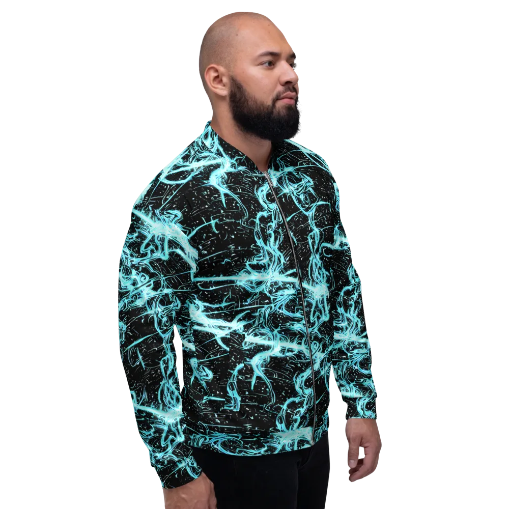 Snyder Swirls on Bomber Jacket — Right