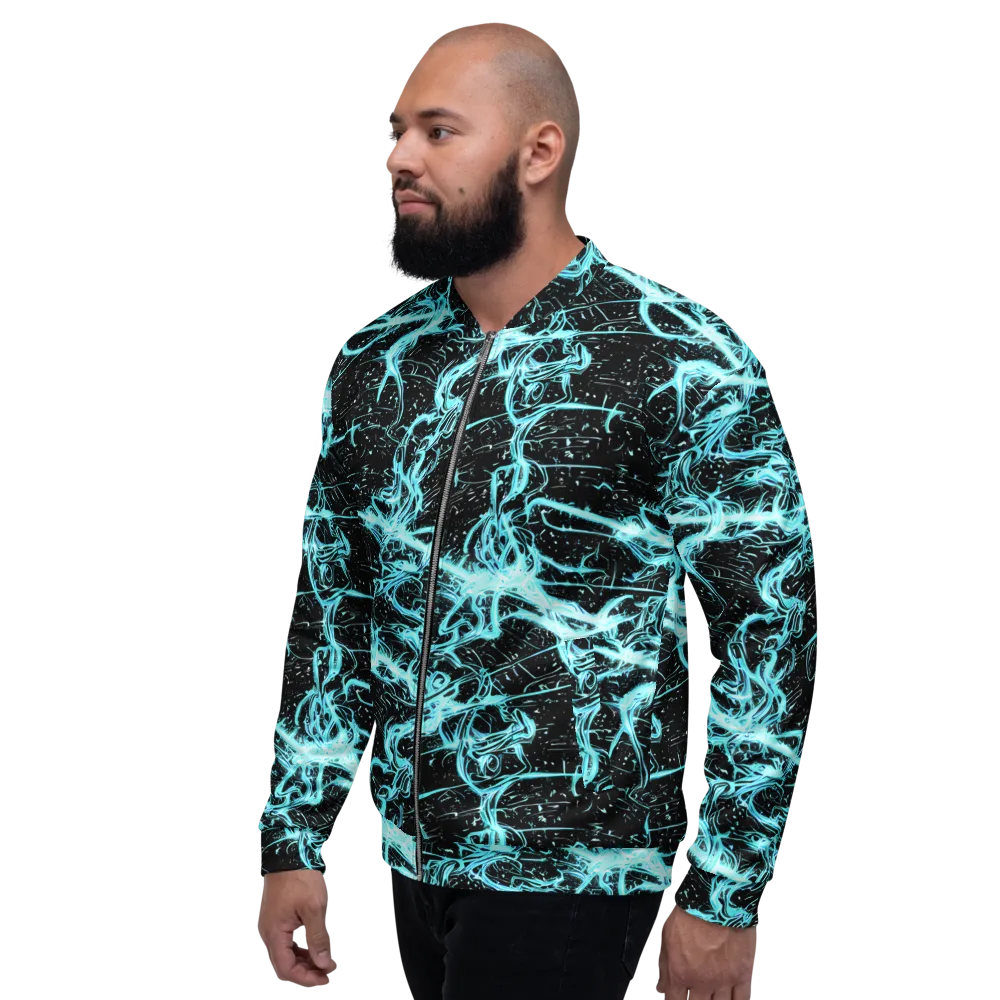 Snyder Swirls on Bomber Jacket — Left