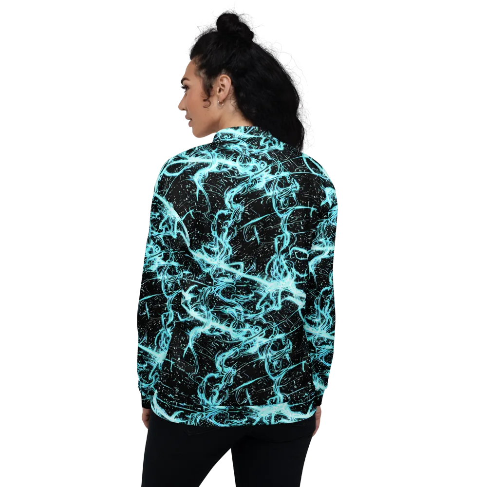 Snyder Swirls on Bomber Jacket — Back