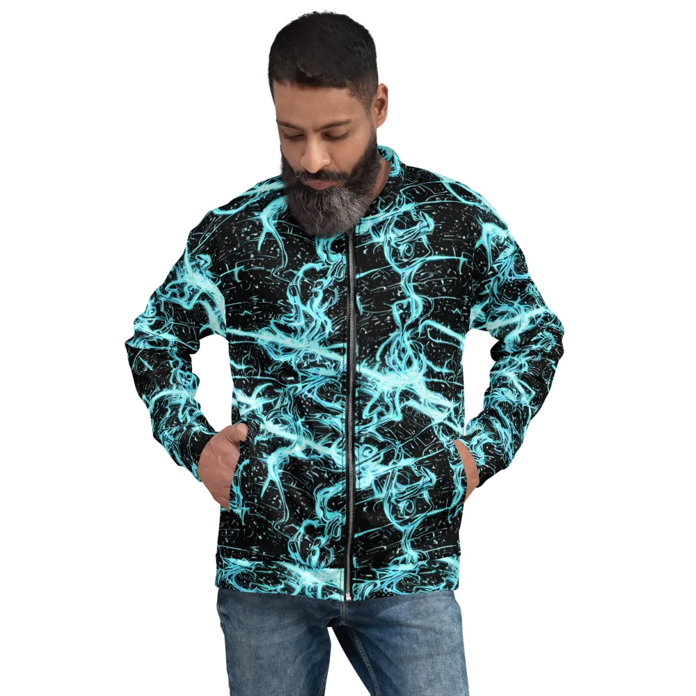Snyder Swirls on Bomber Jacket — Front