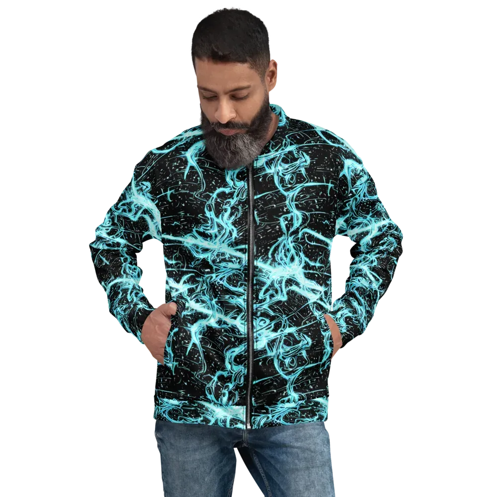 Snyder Swirls on Bomber Jacket — Front