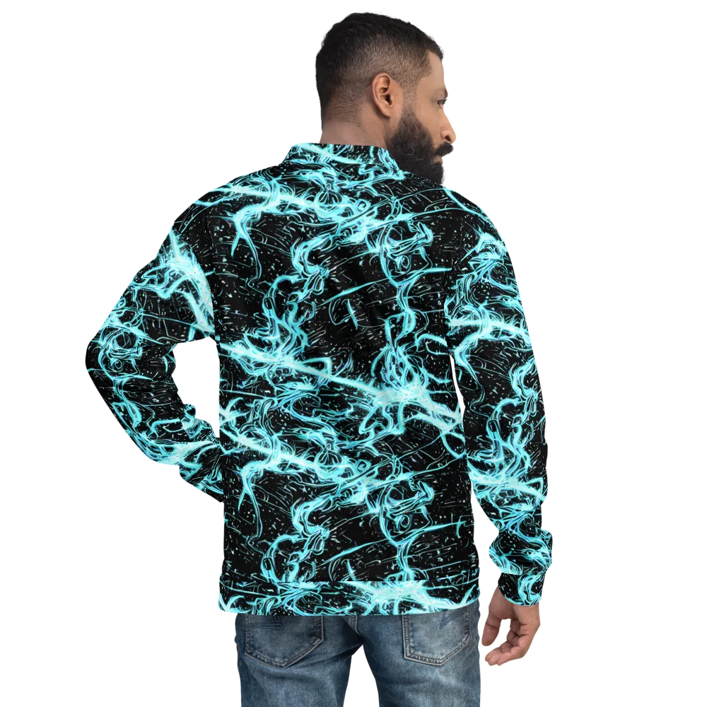 Snyder Swirls on Bomber Jacket — Back