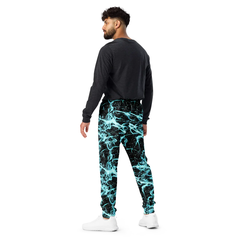 Snyder Swirls on Men's Joggers — Back