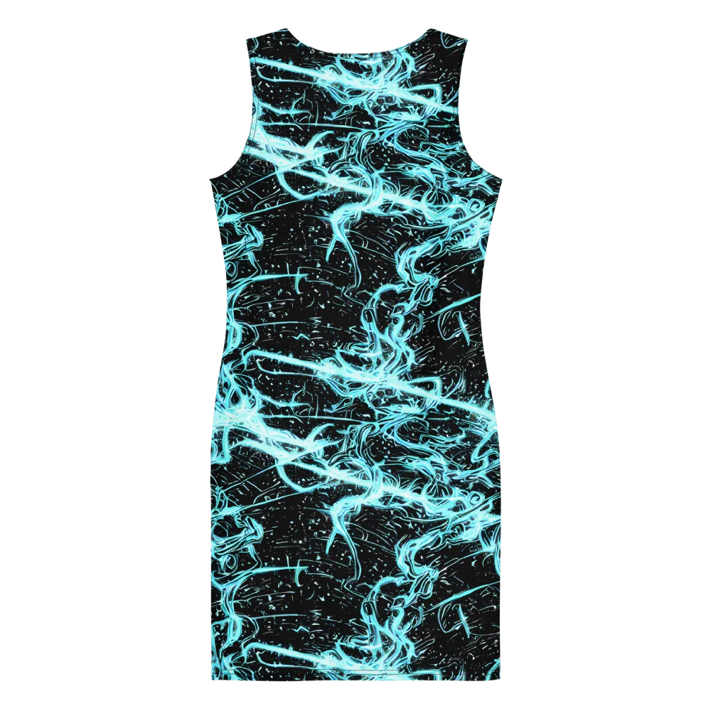 Snyder Swirls on Bodycon Dress — Back