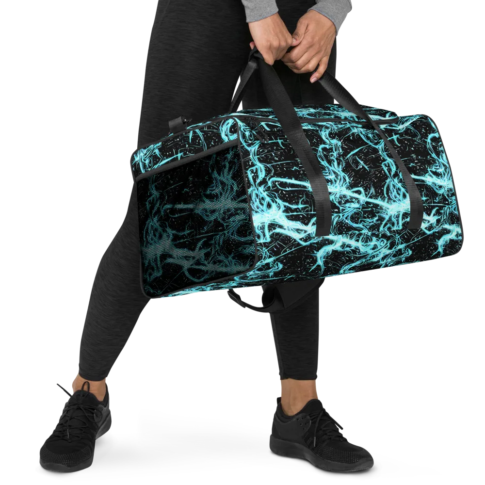 Snyder Swirls on Duffle Bag — Right Front