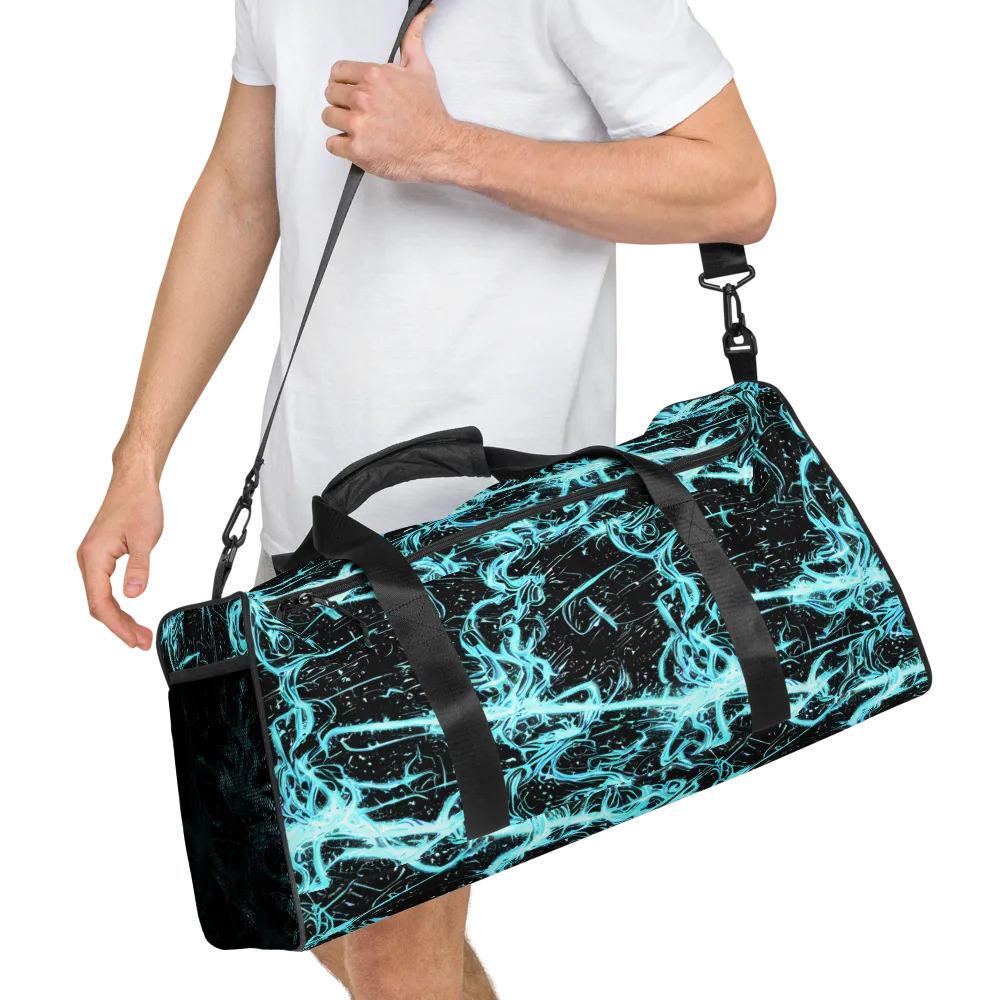 Snyder Swirls on Duffle Bag — Right Front