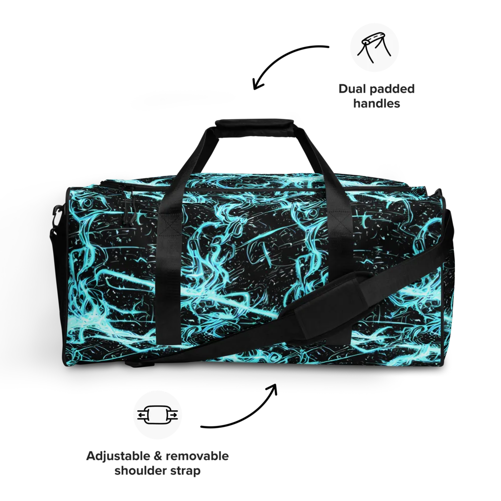 Snyder Swirls on Duffle Bag — Front