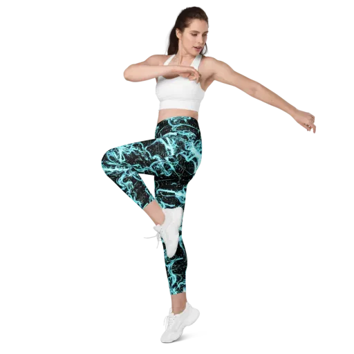 Snyder Swirls on a Leggings with Pockets