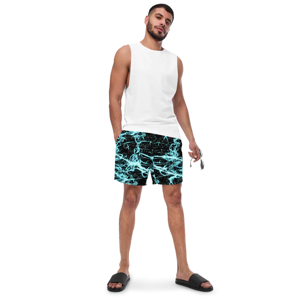 Snyder Swirls on Swim Trunks — Front