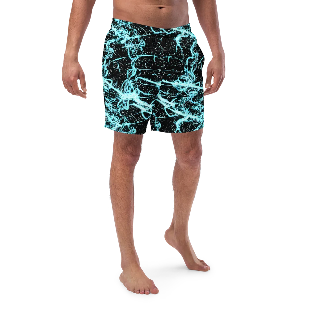 Snyder Swirls on Swim Trunks — Front