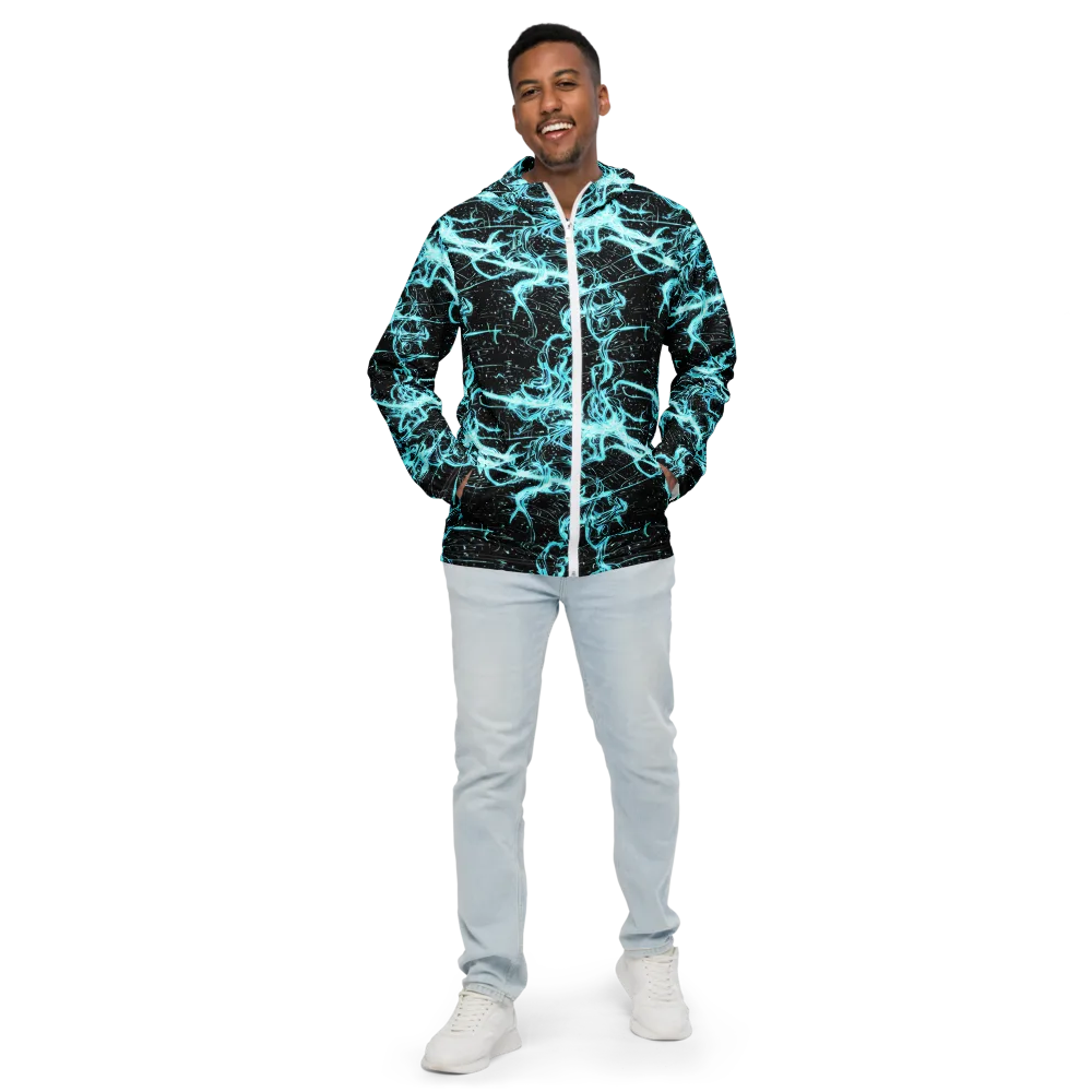 Snyder Swirls on Men's Windbreaker — Front