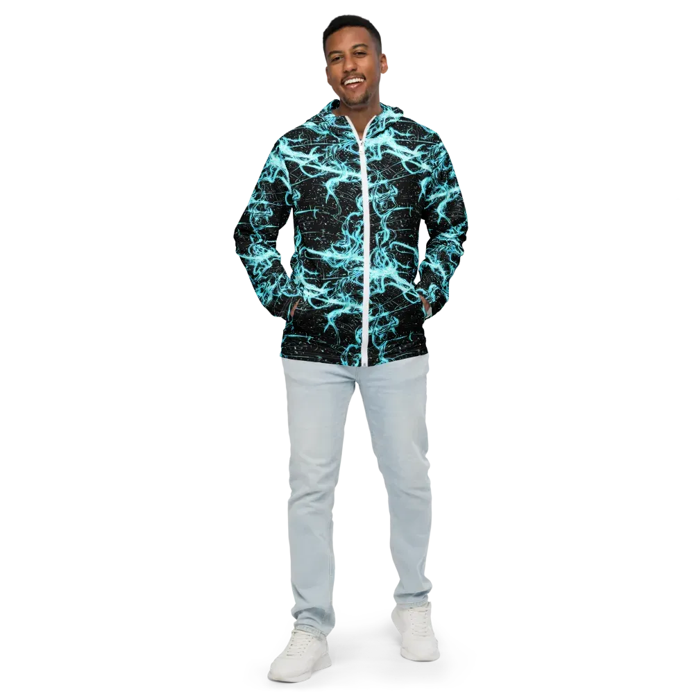 Snyder Swirls on Men's Windbreaker — Front