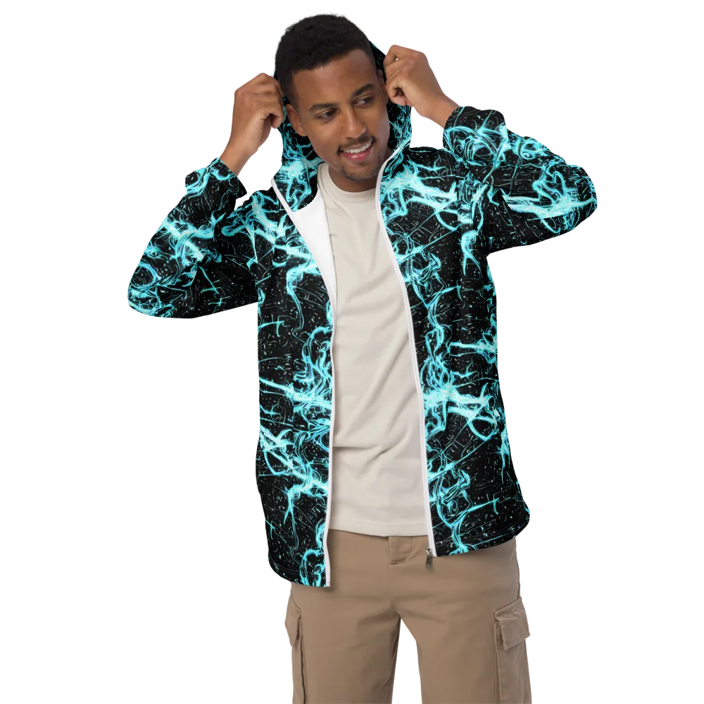 Snyder Swirls on Men's Windbreaker — Front