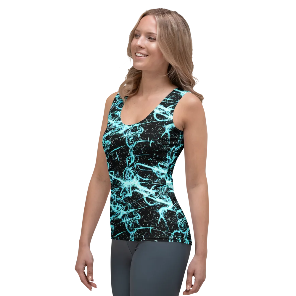 Snyder Swirls on Women's Tank Top — Left Front