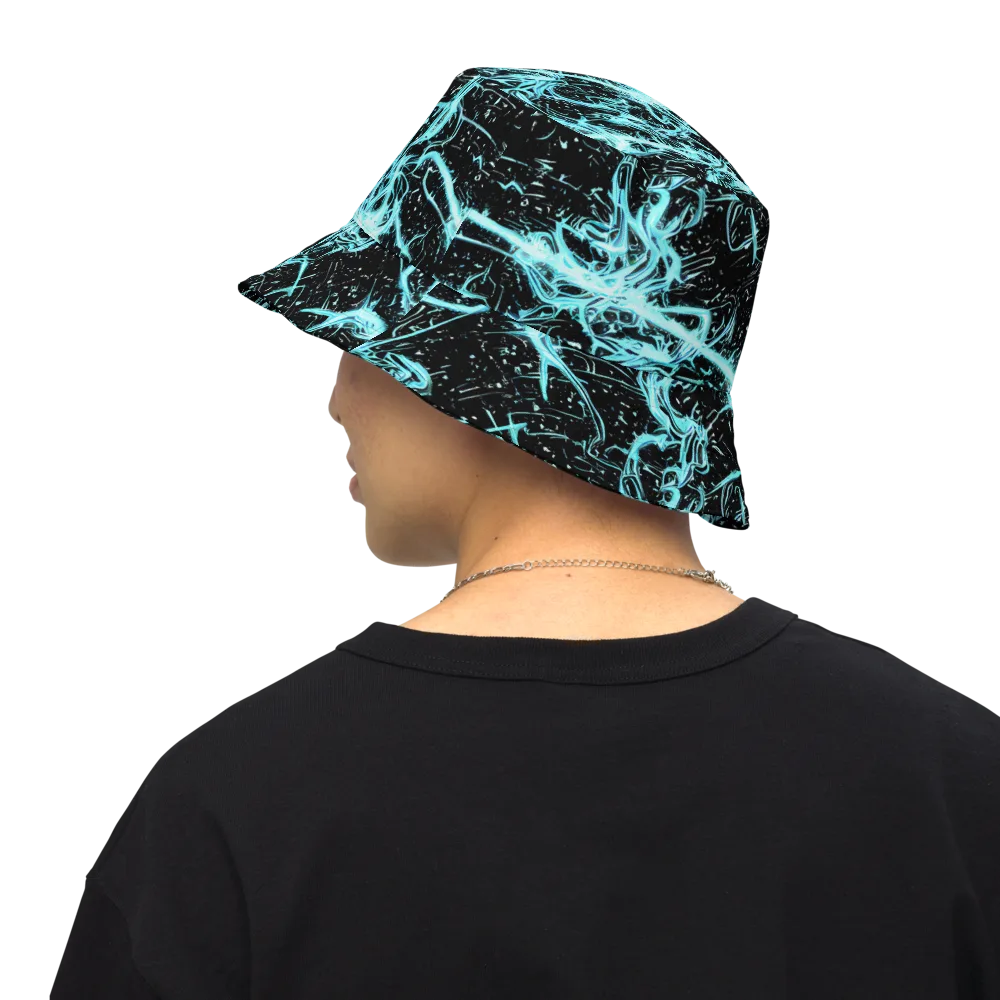 Snyder Swirls on Reversible Bucket Hat — Back Inside