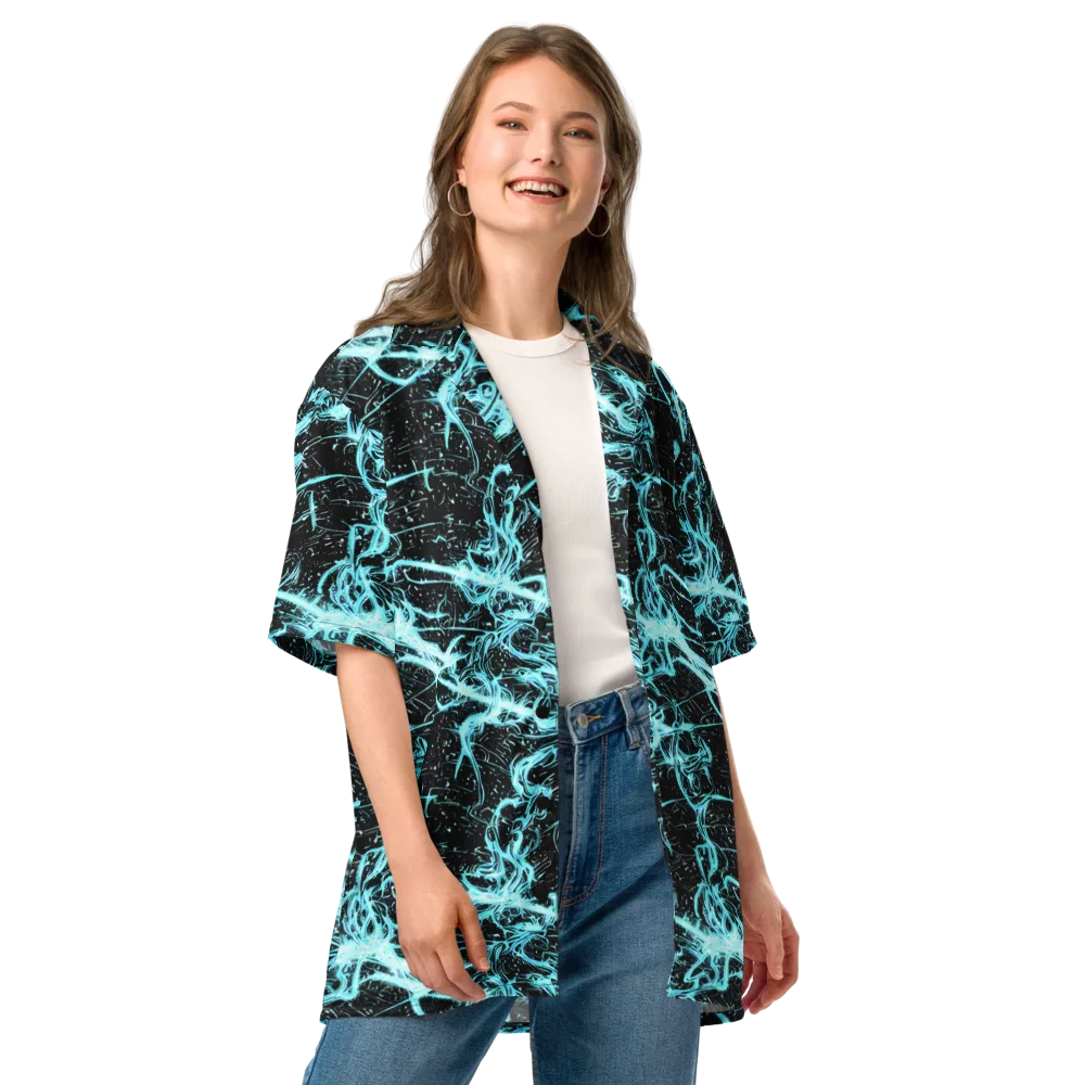 Snyder Swirls on Button Shirt — Front