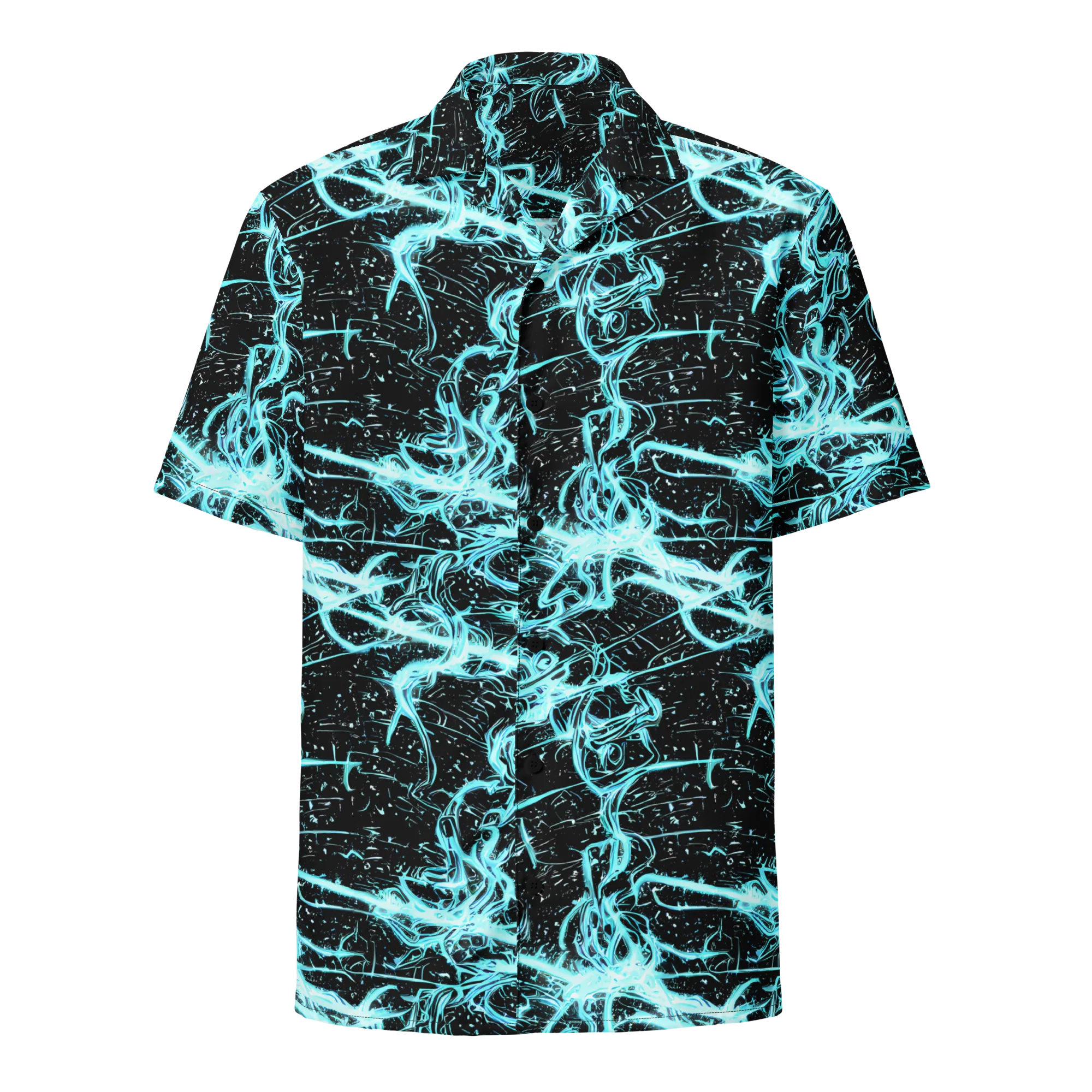 Snyder Swirls on Button Shirt — Front