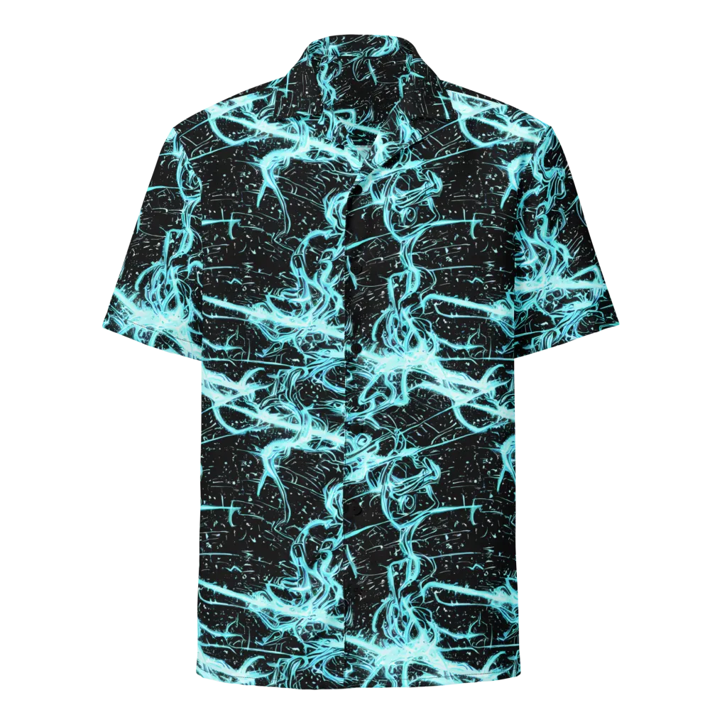 Snyder Swirls on Button Shirt — Front