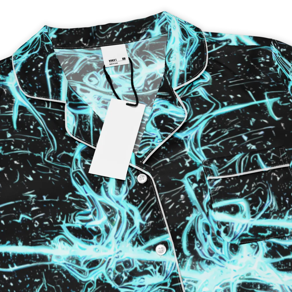 Snyder Swirls on Women's Short Sleeve Pajama Top — Product details