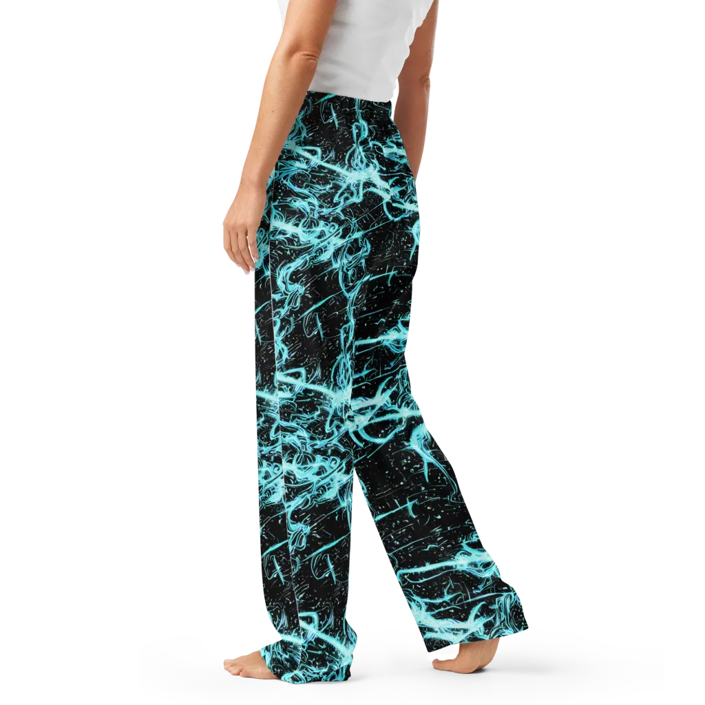 Snyder Swirls on Women's Pajama Pants — Left