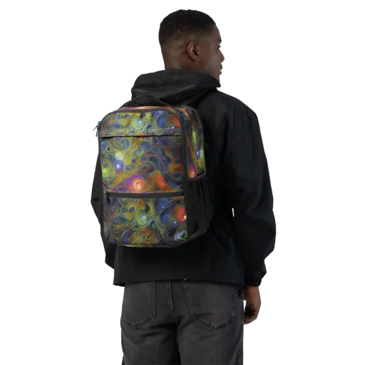 Nebula Marbling on a Utility Backpack