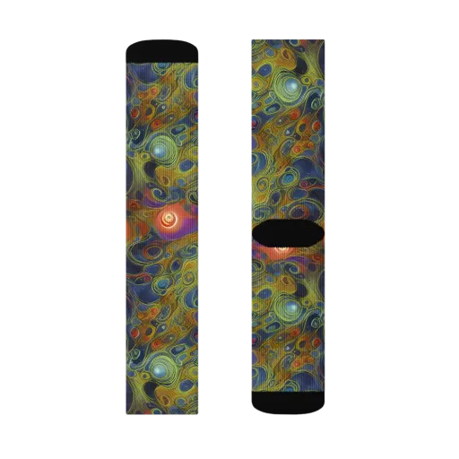 Nebula Marbling on a Socks