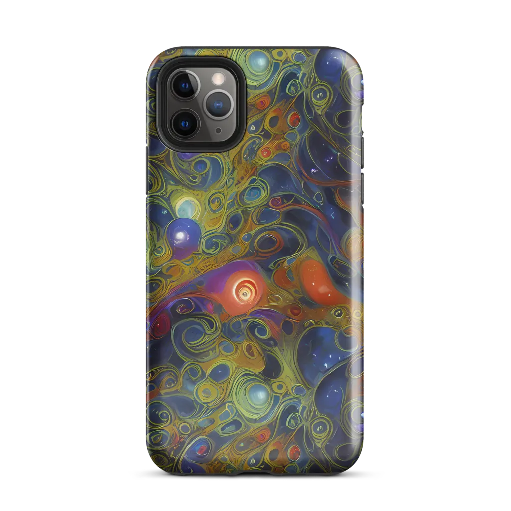 Nebula Marbling on Tough Case for iPhone® — Front
