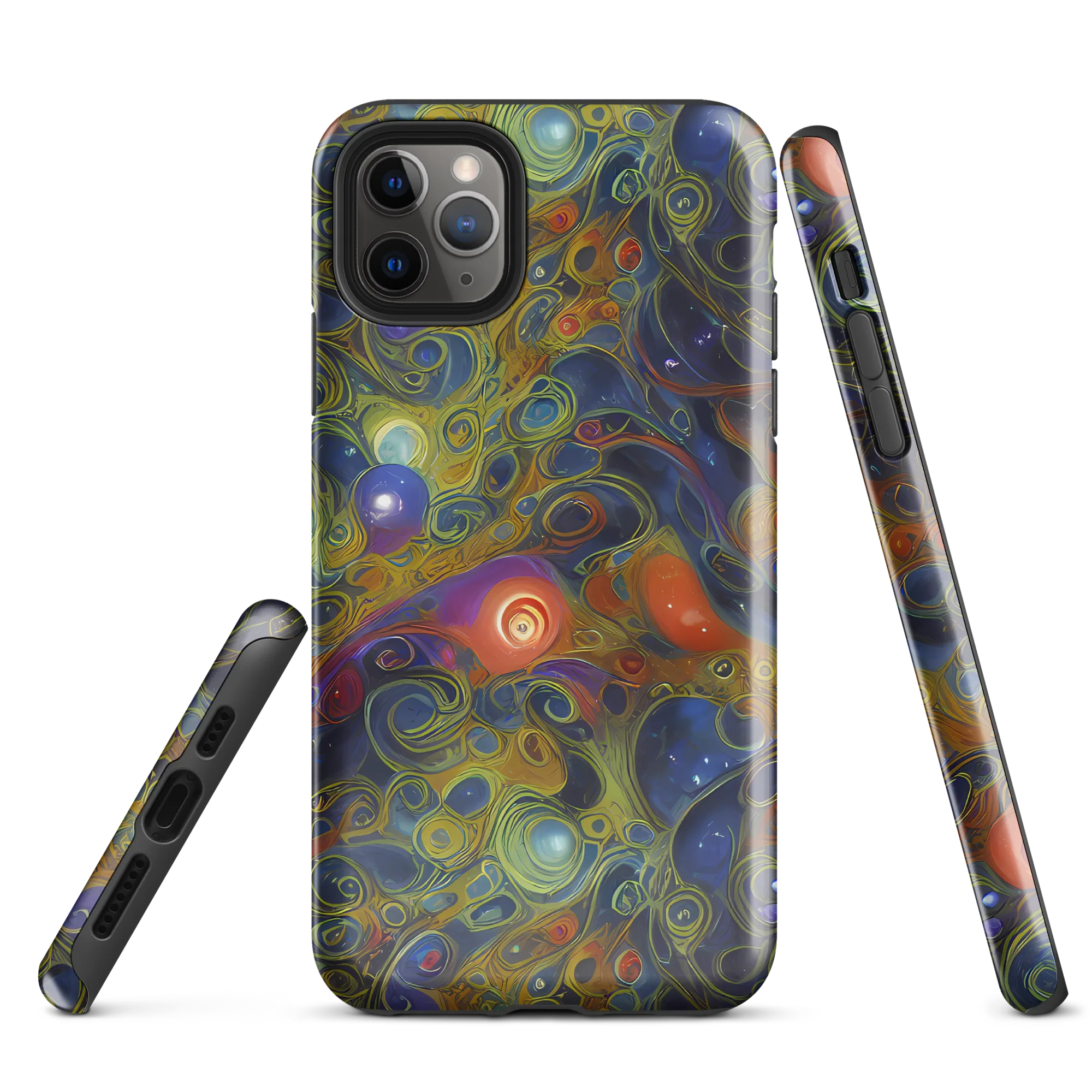 Nebula Marbling on Tough Case for iPhone® — Front