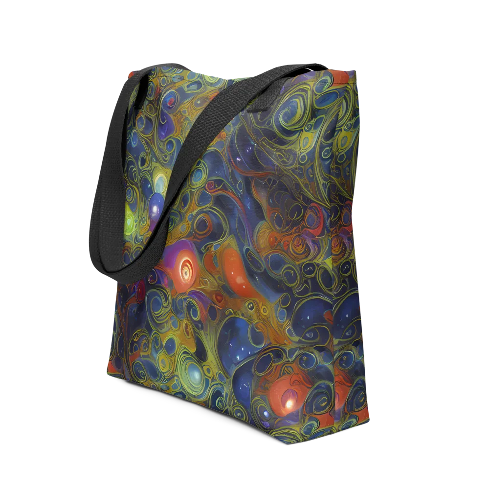 Nebula Marbling on Tote Bag — Front