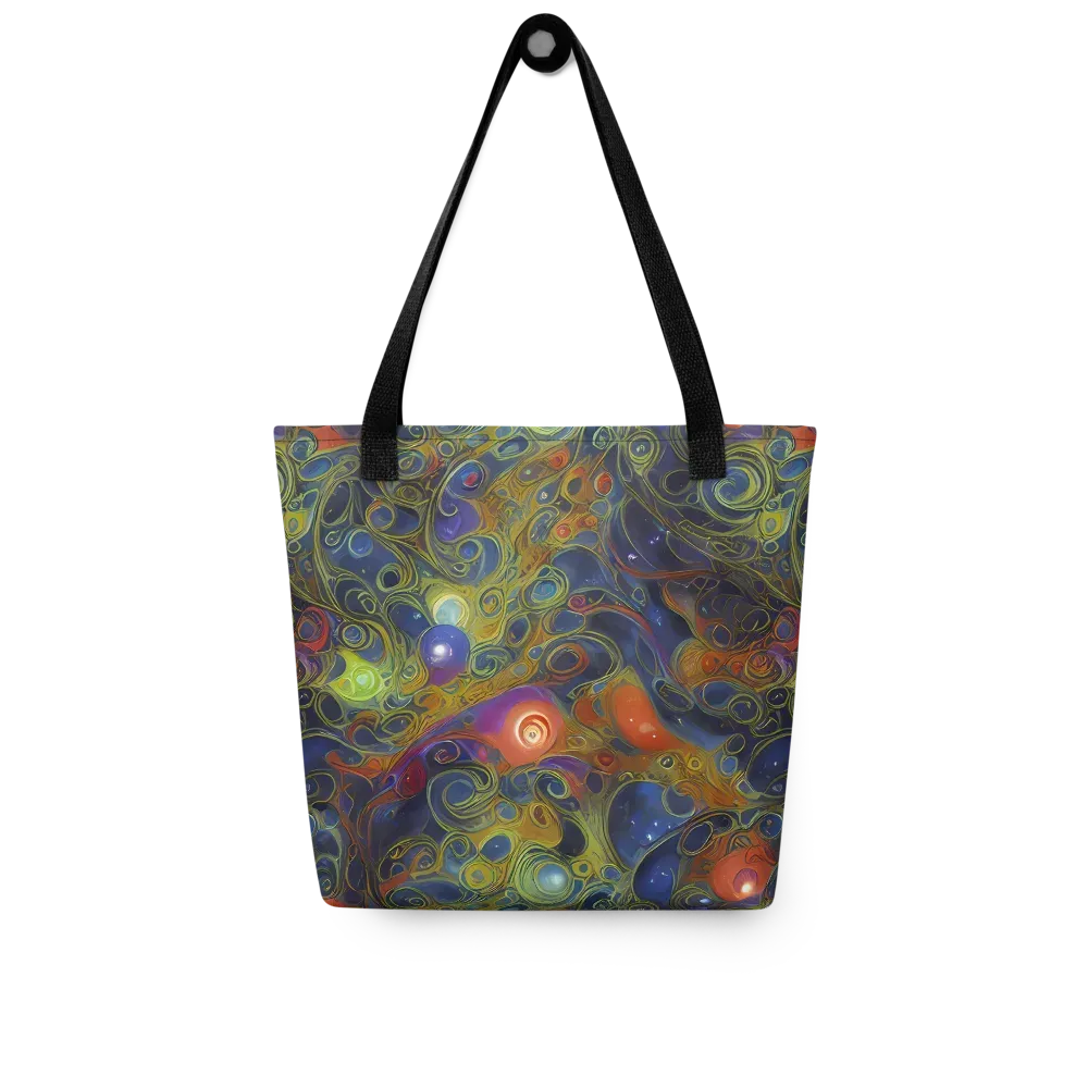 Nebula Marbling on Tote Bag — Front