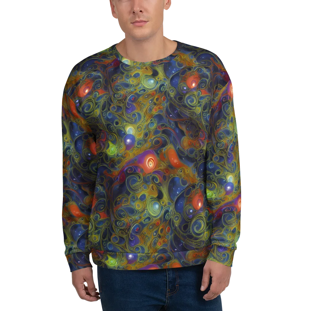 Nebula Marbling on Sweatshirt — Front