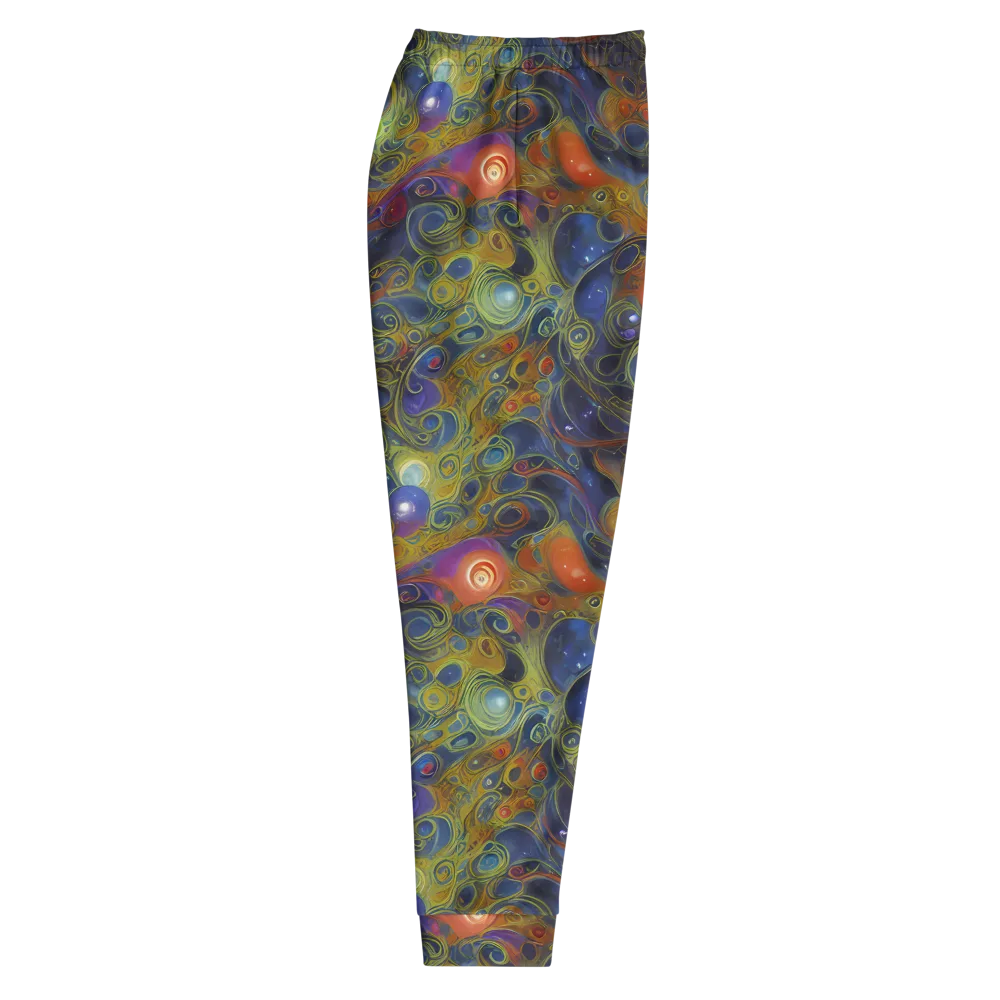 Nebula Marbling on Men's Joggers — Right