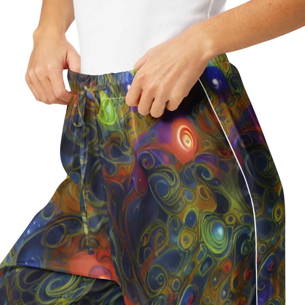 Nebula Marbling on Women's Pajama Pants — Product details