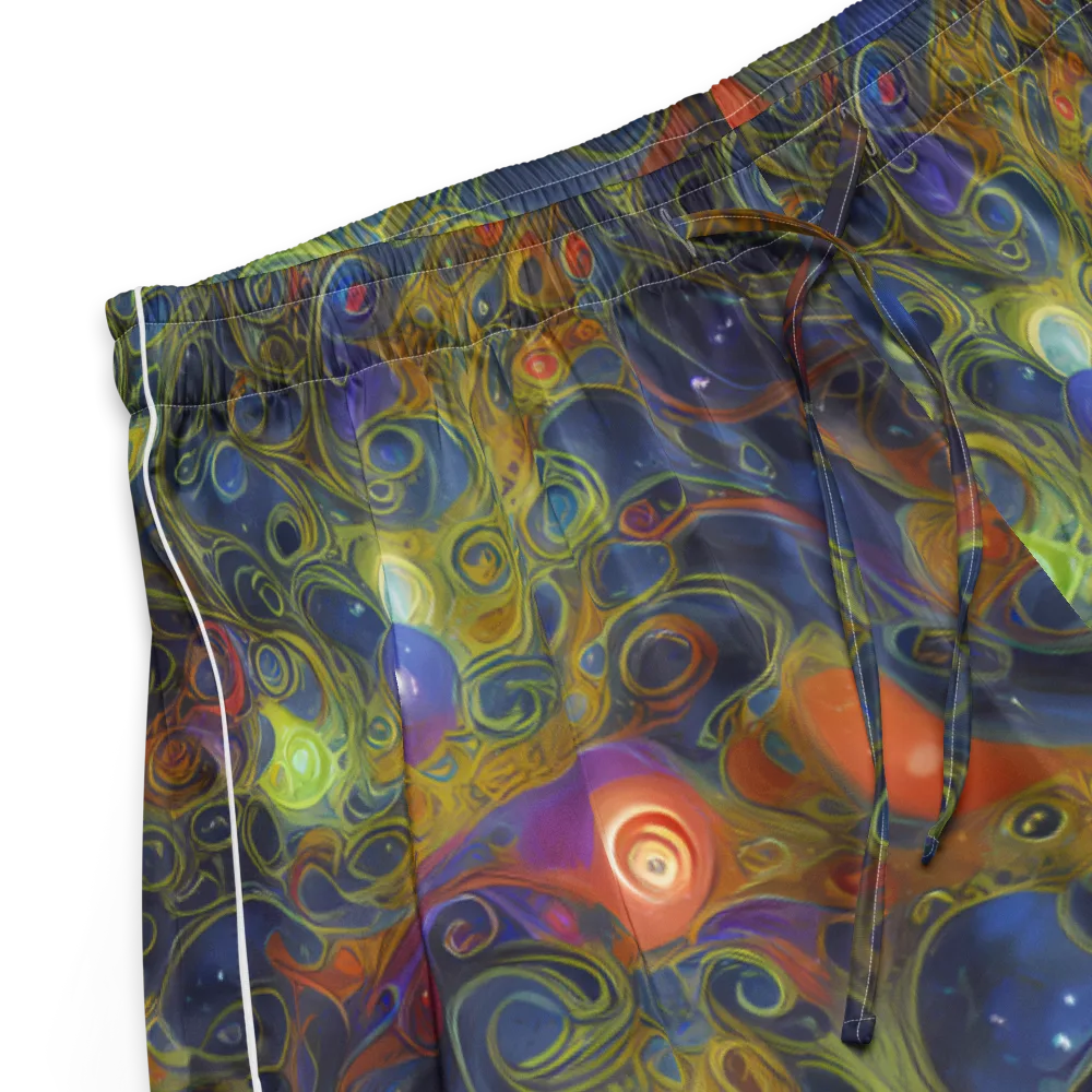Nebula Marbling on Women's Pajama Shorts — Product details