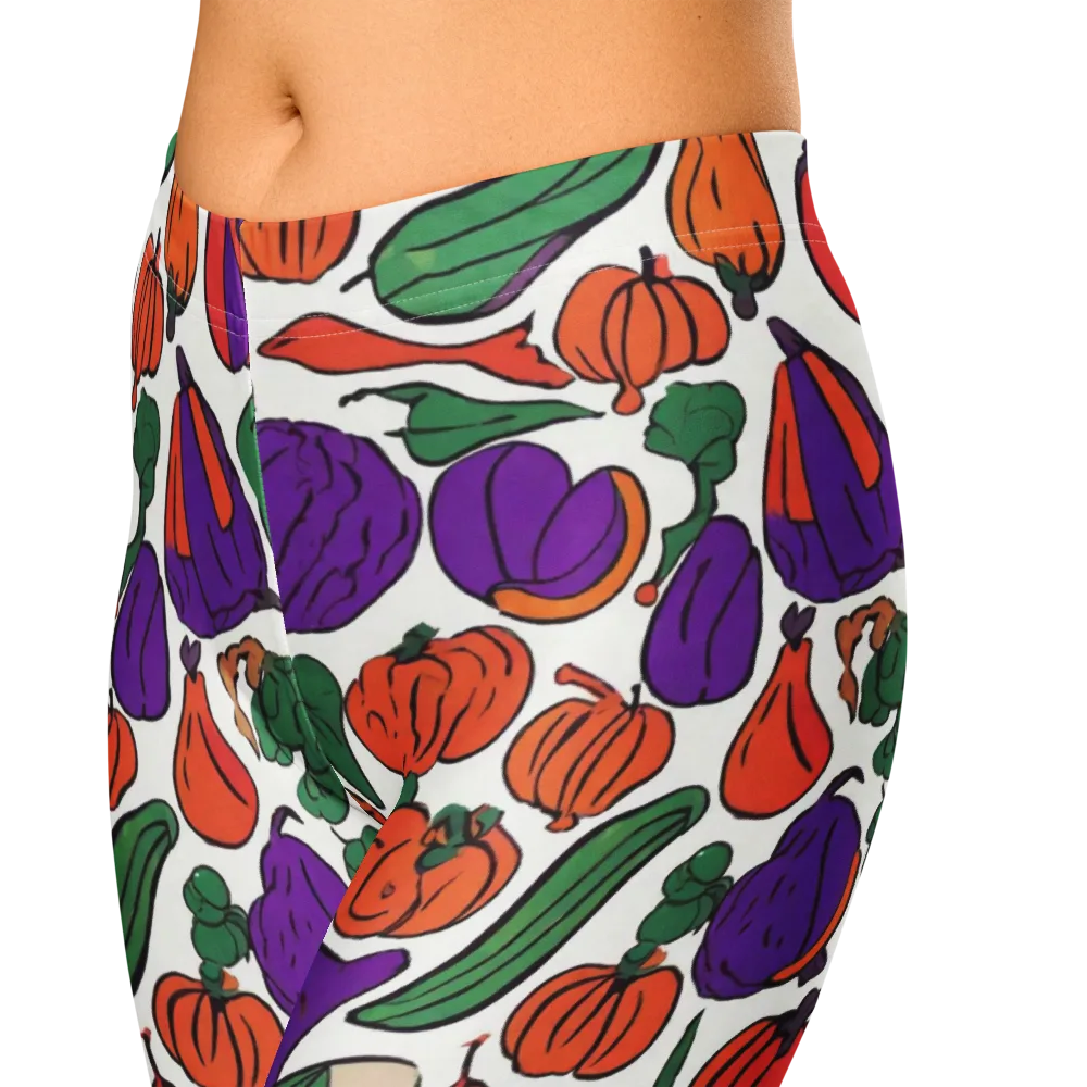 Harvest Chromatic on Capri Leggings — Zoomed-in